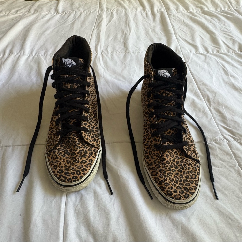 Vans Leopard Print Sneakers